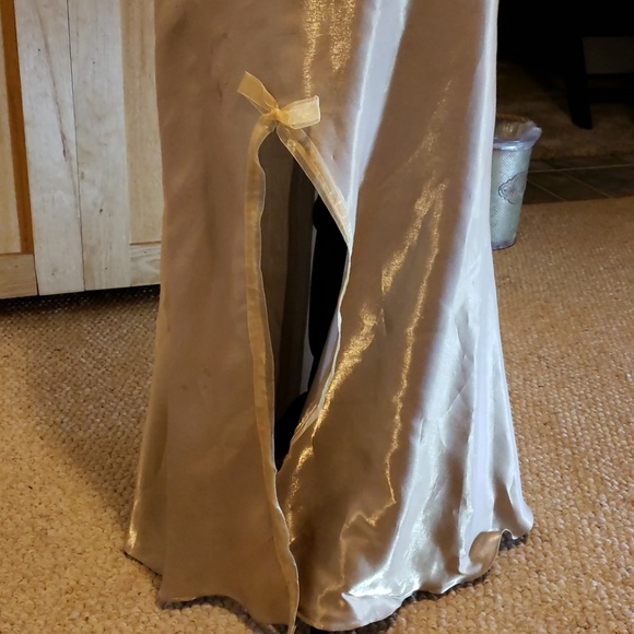 Gold strapless floor length gown - Picture 6 of 6